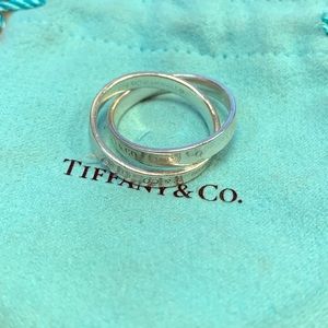 Tiffany & Co Sterling Silver Interlocking Ring